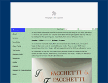 Tablet Screenshot of facchetti.net